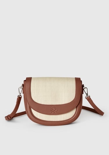 Kadın Kahverengi Logolu Omuz Çantası