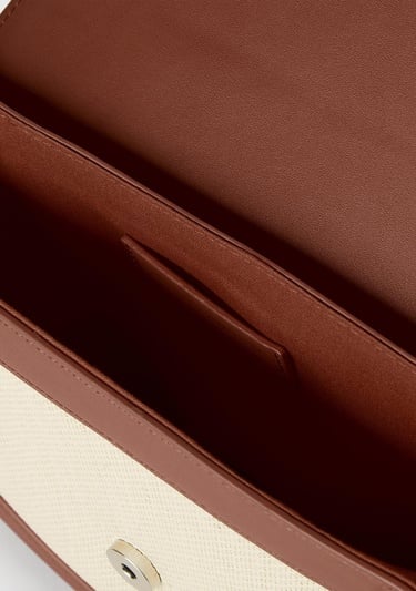  Kadın Kahverengi Logolu Omuz Çantası