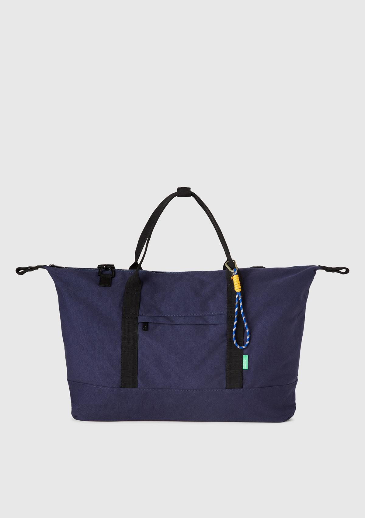  Erkek Lavanta Mavisi Kanvas Duffel Çanta