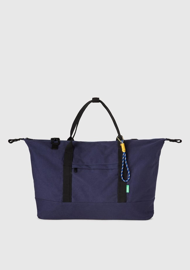  Erkek Lavanta Mavisi Kanvas Duffel Çanta