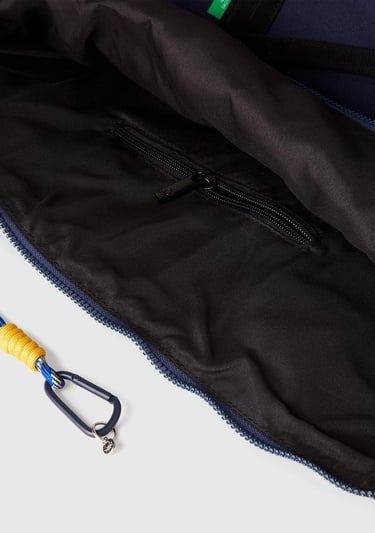  Erkek Lavanta Mavisi Kanvas Duffel Çanta