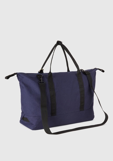  Erkek Lavanta Mavisi Kanvas Duffel Çanta