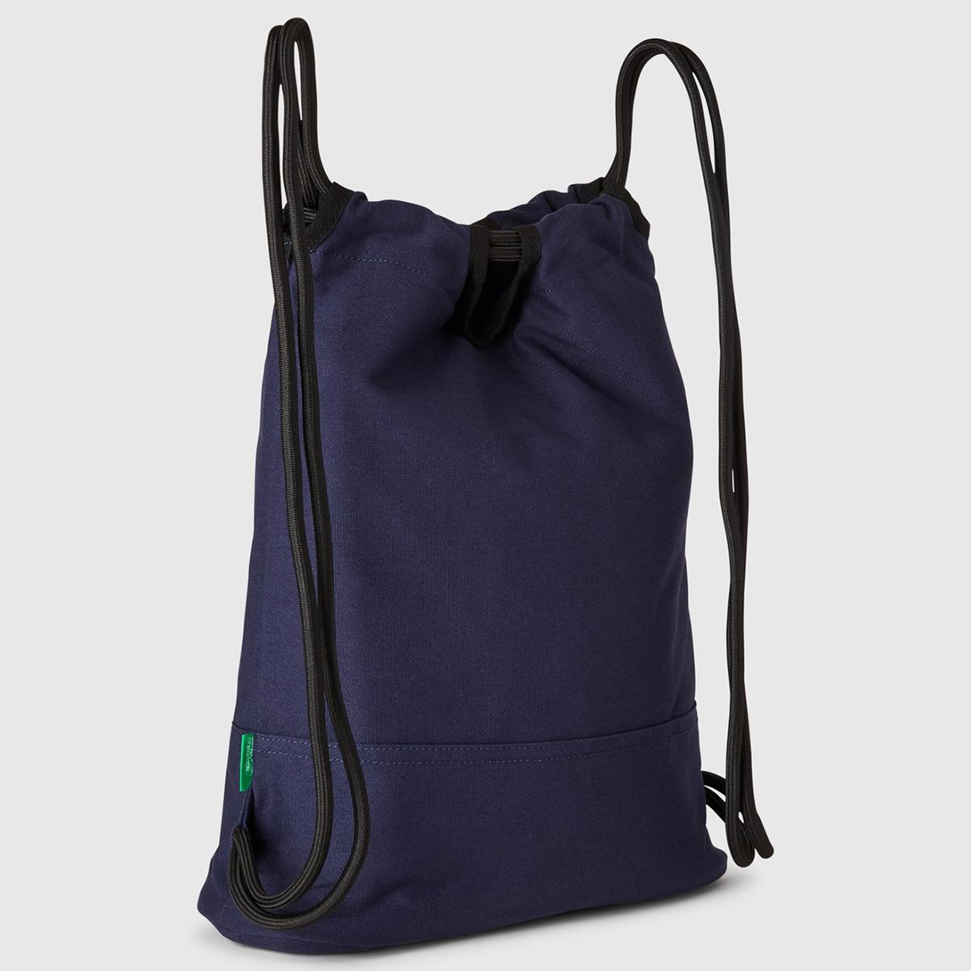 Erkek Lavanta Mavisi Kanvas Büzgülü Sırt Çantası