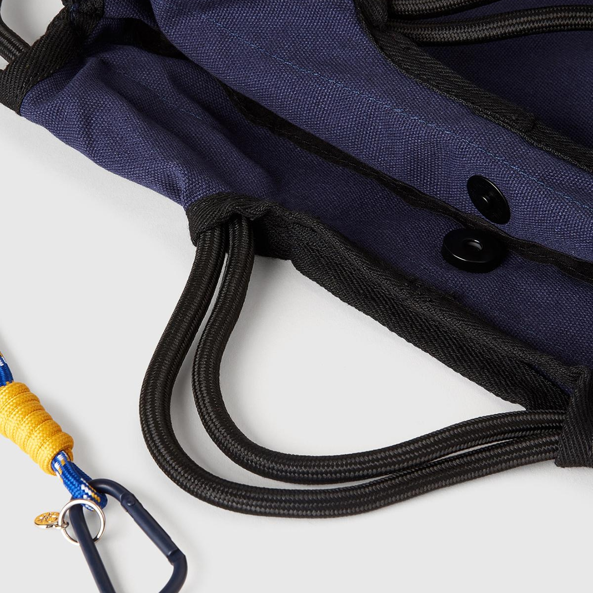 Erkek Lavanta Mavisi Kanvas Büzgülü Sırt Çantası