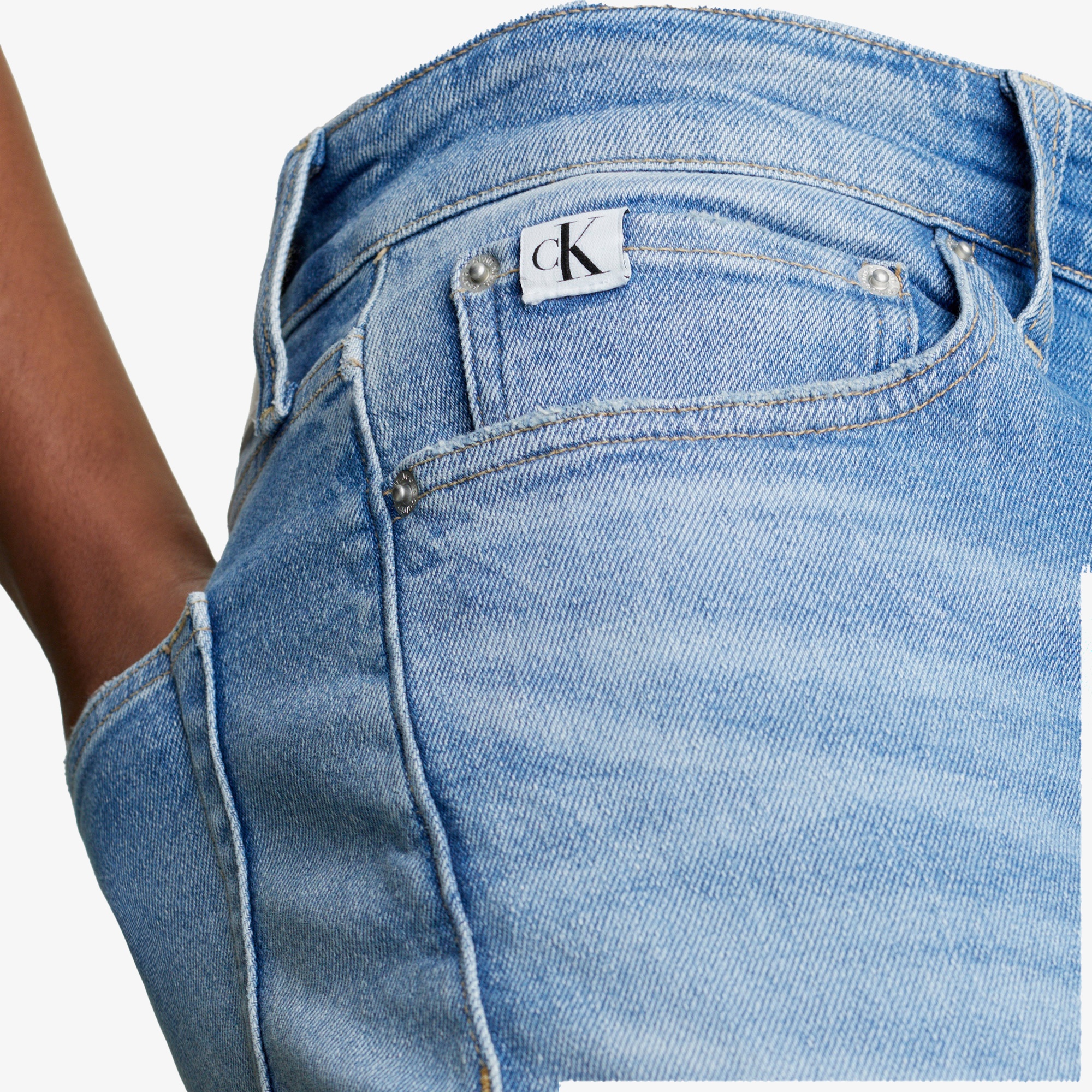 Calvin Klein Jeans Erkek Mavi Jean
