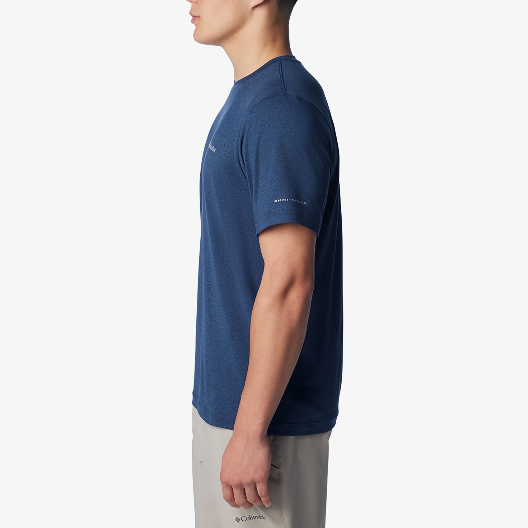 Columbia Tech Trail Crew Neck Erkek Lacivert T-Shirt