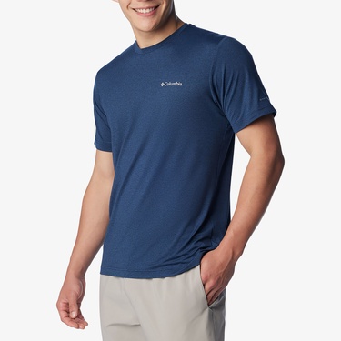  Columbia Tech Trail Crew Neck Erkek Lacivert T-Shirt