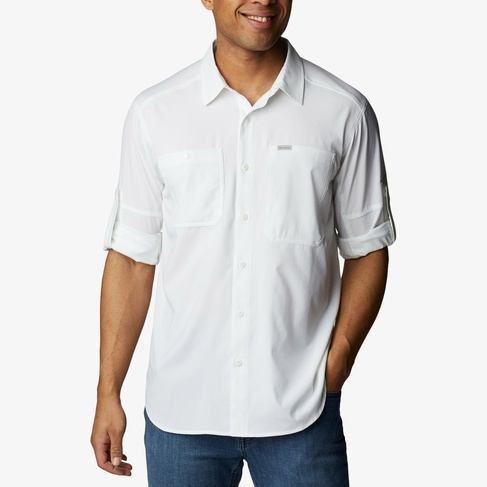  Columbia Silver Ridge Utility Lite Erkek Beyaz Gömlek