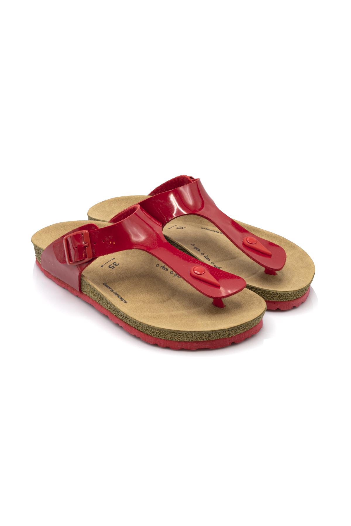  Hola Kadın Terlik Kırmızı 35/40