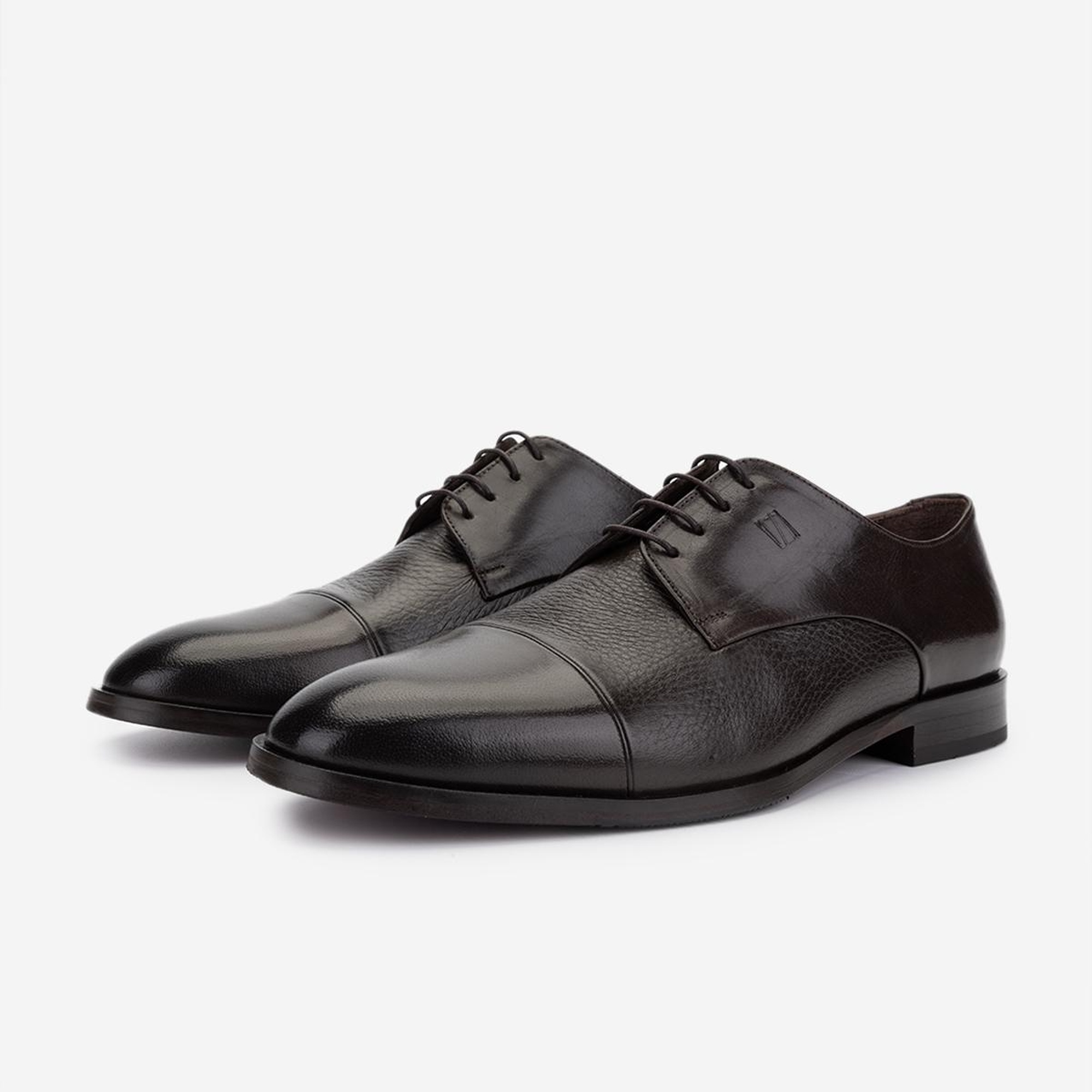 Valmenti Erkek Hakiki Deri Kahverengi Klasik Ayakkabı