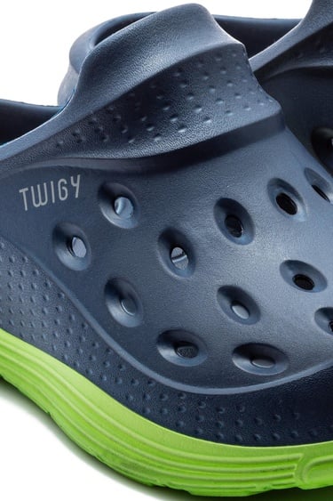  Manuel Erkek Terlik Lacivert-Yeşil 41/45