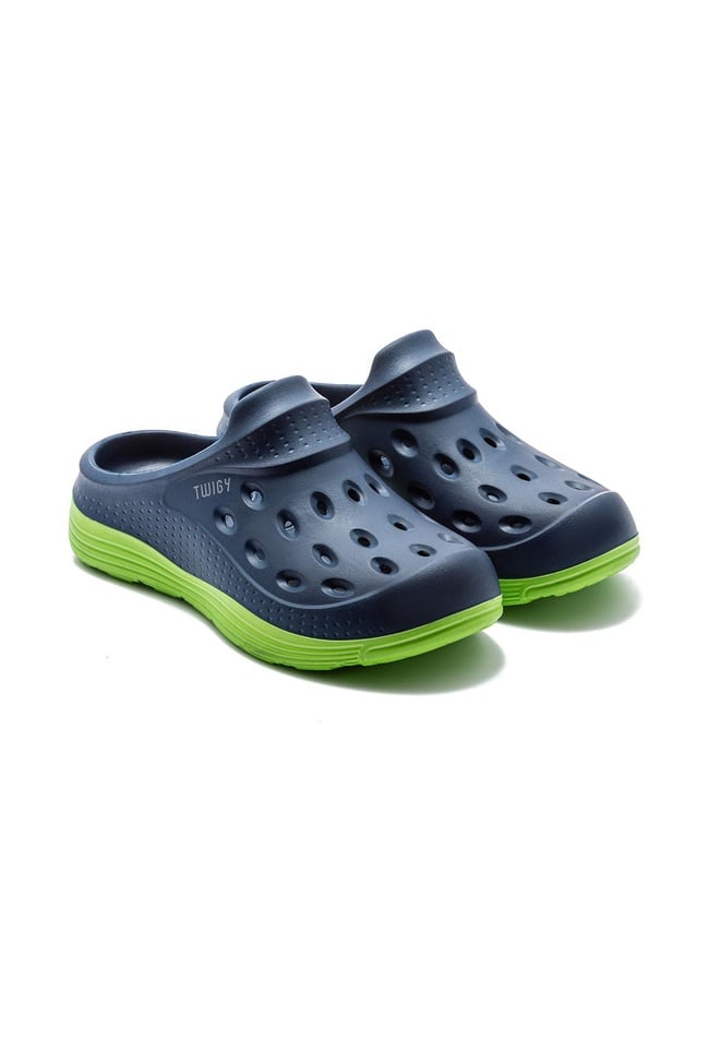 Manuel Erkek Terlik Lacivert-Yeşil 41/45