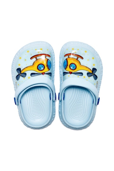  Helikopter Çocuk Sabo Terlik Mavi 22/29