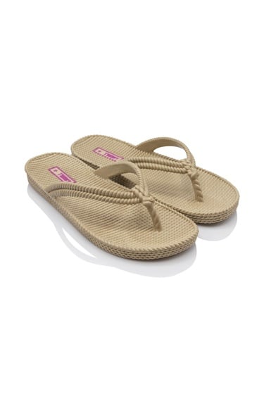  Soya Kadın Parmak Arası Terlik Bej 36/40