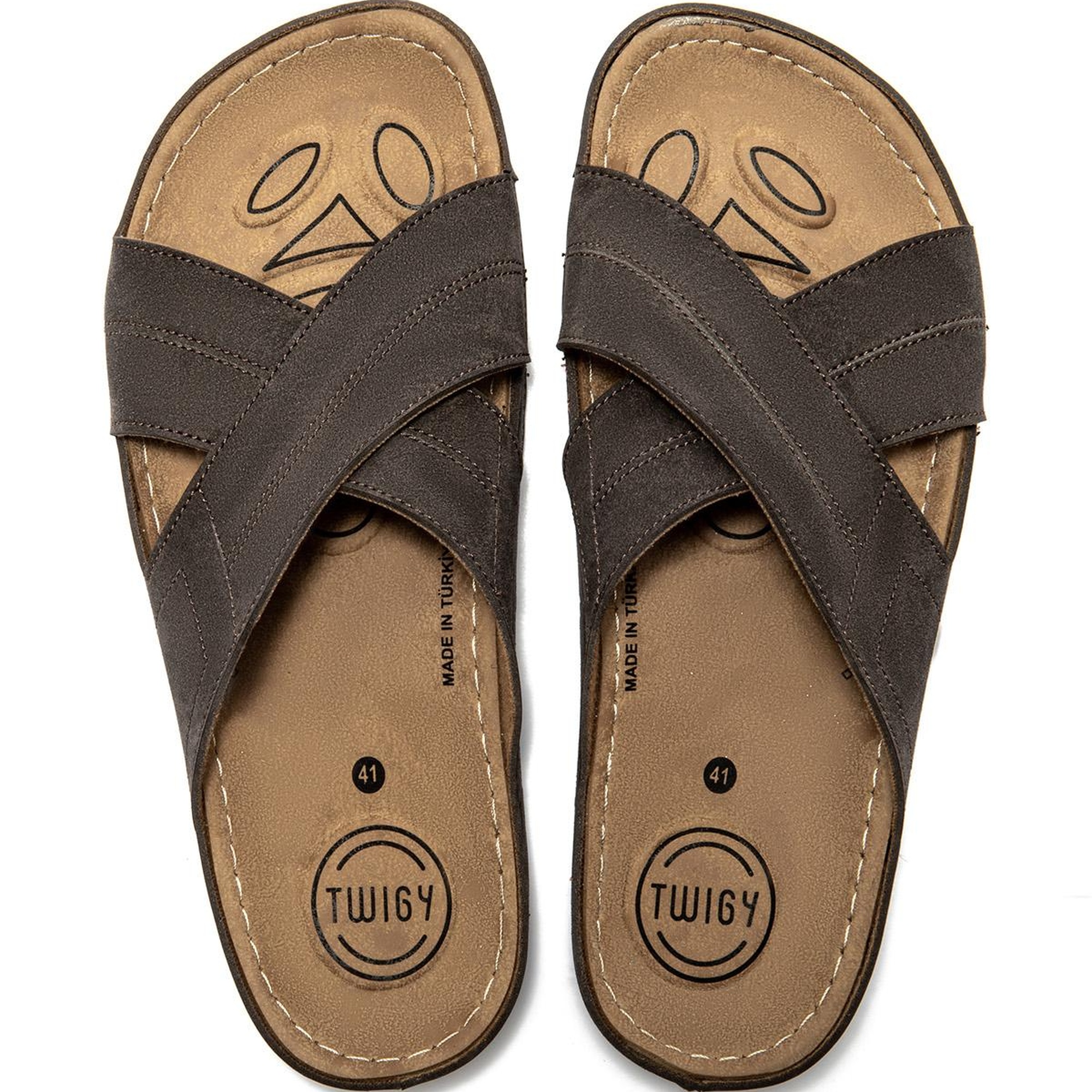 Silva Erkek Terlik Kahverengi 41/45