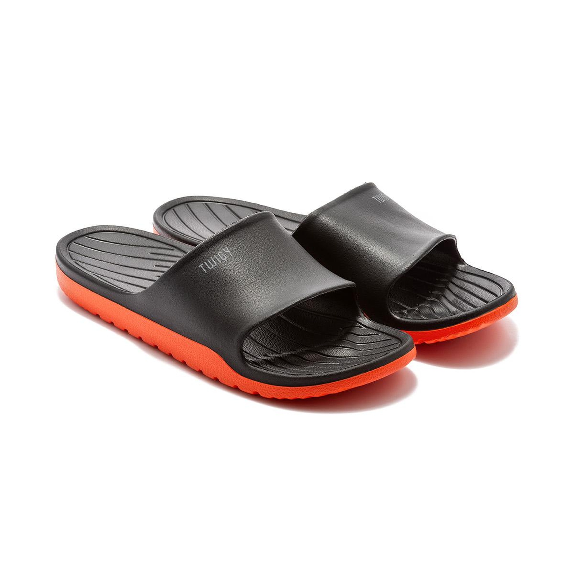 Demba Erkek Terlik Siyah Turuncu 40/45