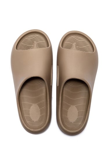  Pablo Erkek Terlik Koyu Bej 40/45