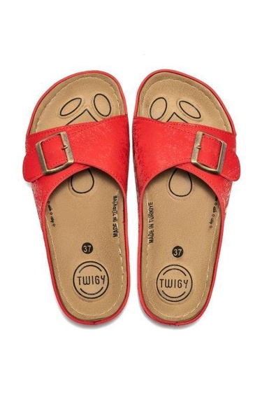  Dildar Kadın Terlik Kırmızı 36/40