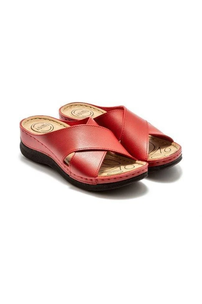  Duygu Kadın Terlik Kırmızı 36/40