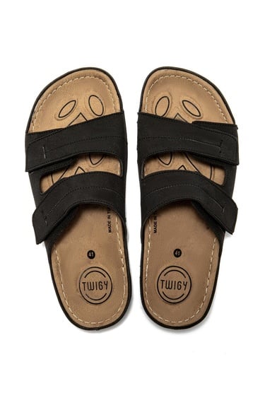  Sara Erkek Terlik Siyah 41/45