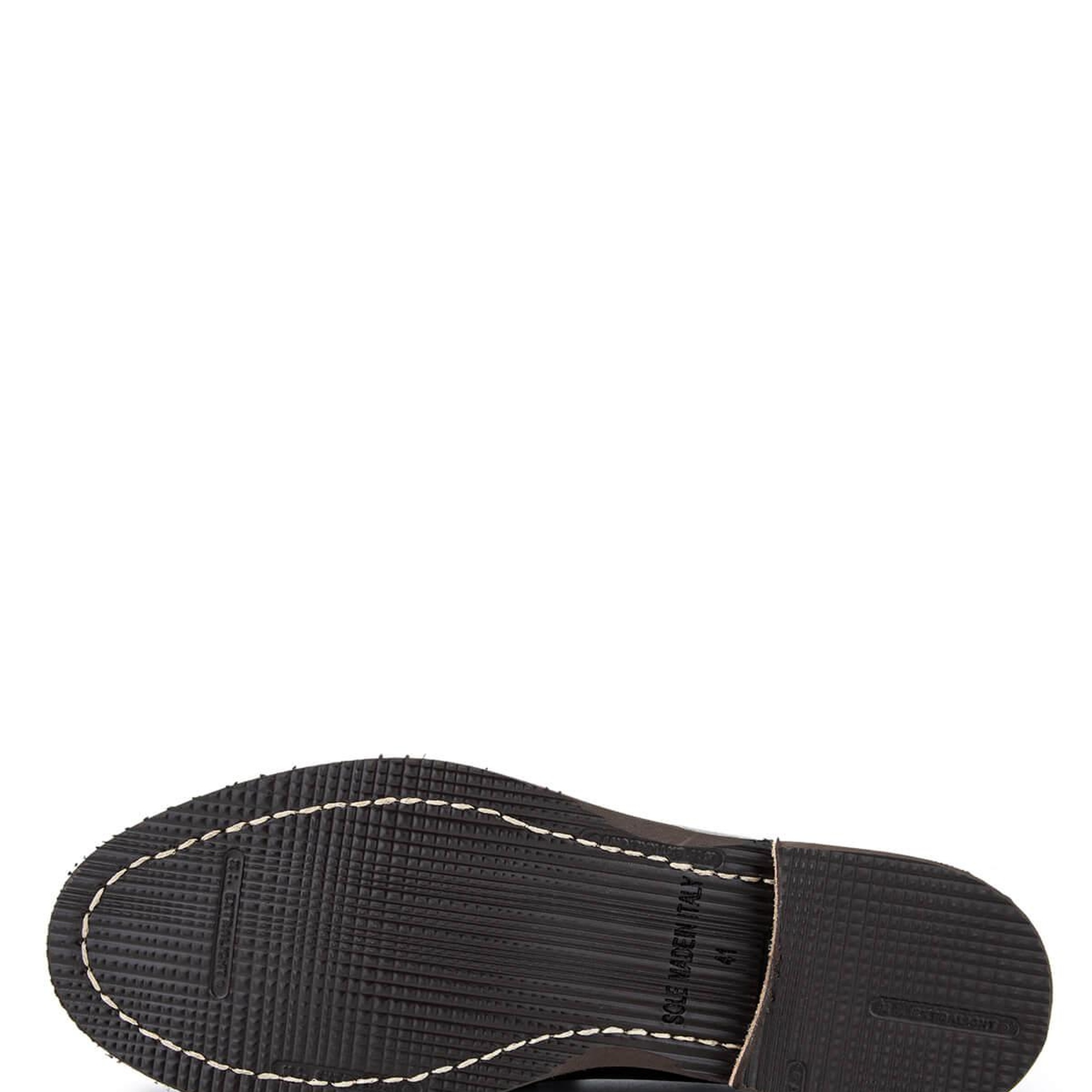 Tamer Tanca Erkek Hakiki Deri Kahverengi Loafer Ayakkabı