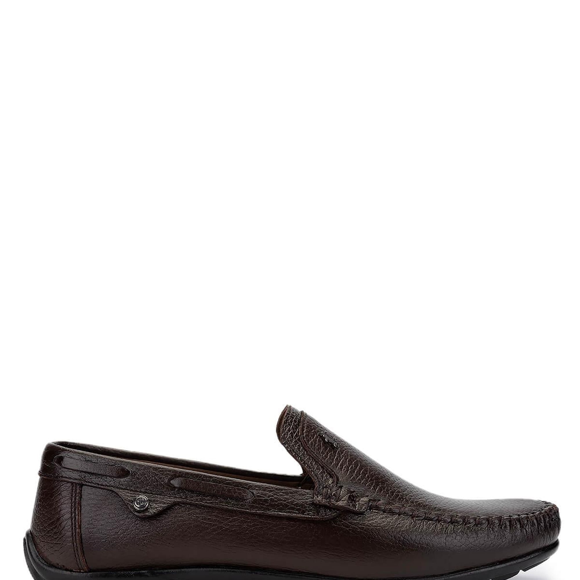 Tamer Tanca Erkek Hakiki Deri Kahverengi Loafer Ayakkabı