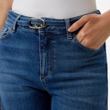  Liu Jo Kadın Mavi Pantolon