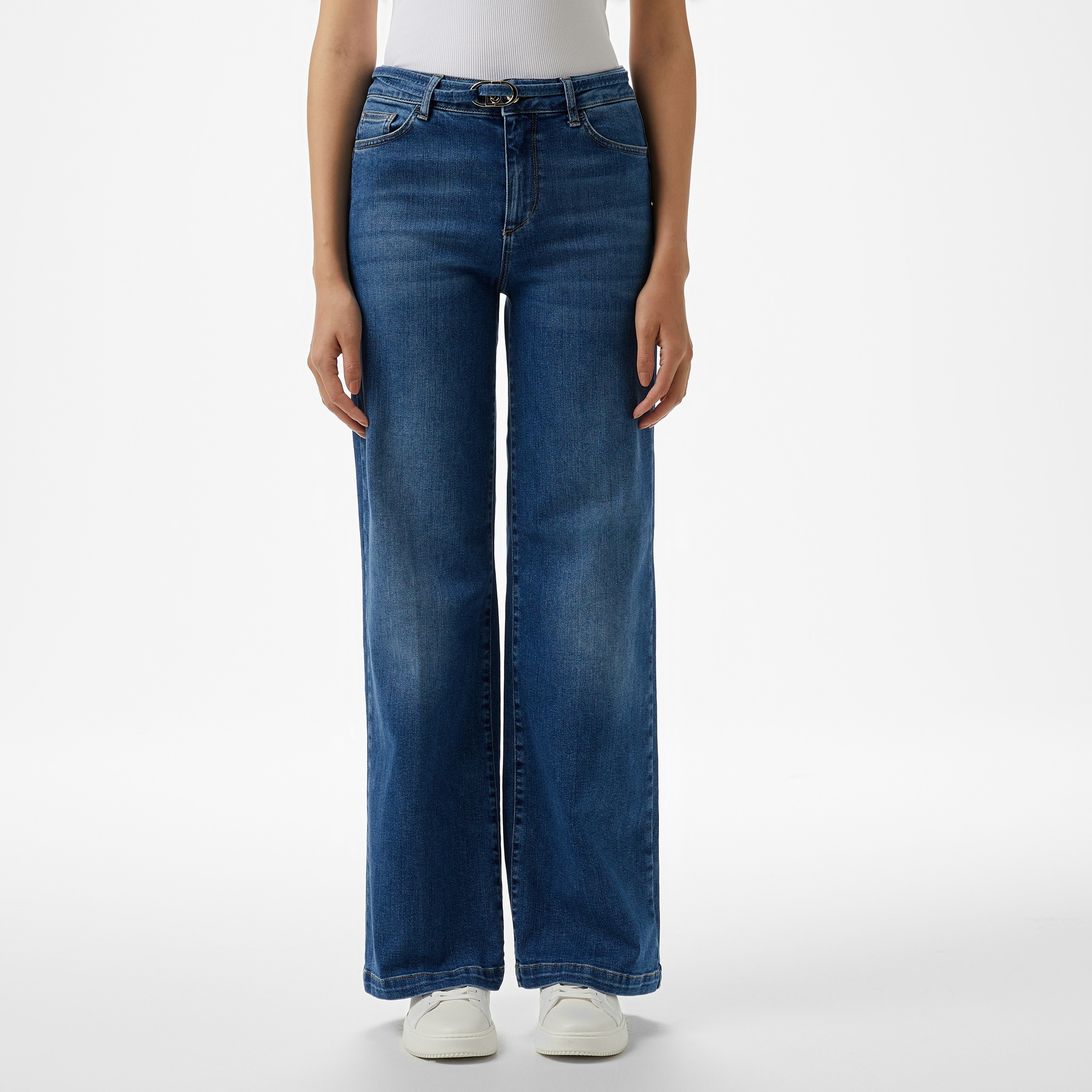 Liu Jo Kadın Mavi Pantolon