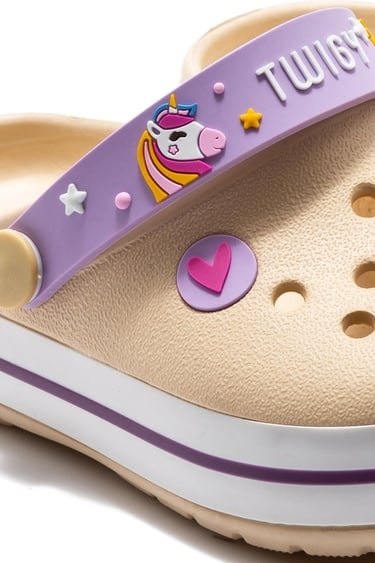  Seli Çocuk Sabo Terlik Bej 25/30