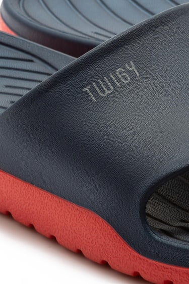  Demba Erkek Terlik Lacivert Kırmızı 40/45