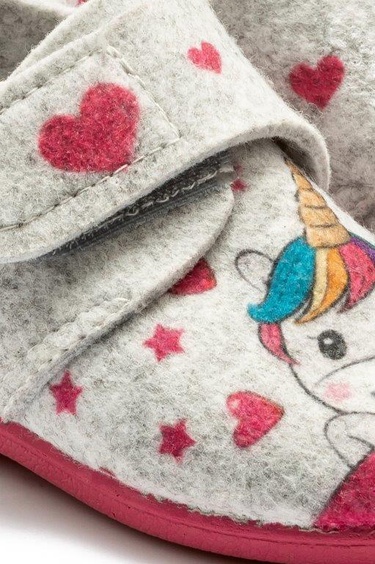  Unicorn Çocuk Yuva Patik Gri 24/30