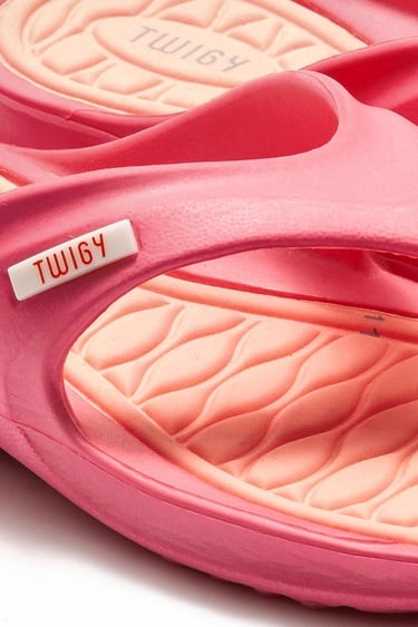  Juhu Çocuk Parmak Arası Terlik Pembe 28/35