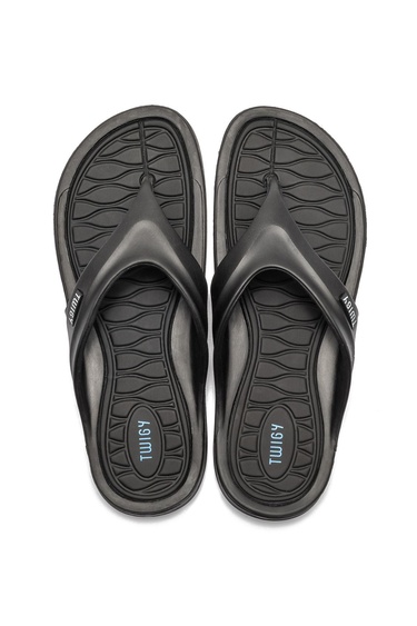  Jerki Erkek Parmak Arası Terlik Siyah 40/45