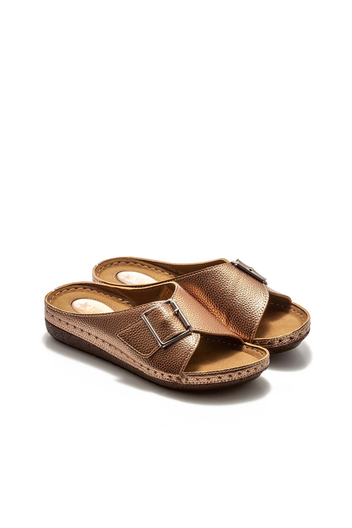  Soli Kadın Terlik Bronz 36/40