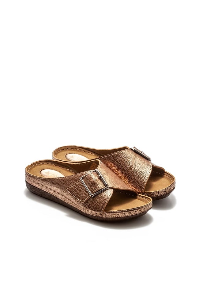  Soli Kadın Terlik Bronz 36/40