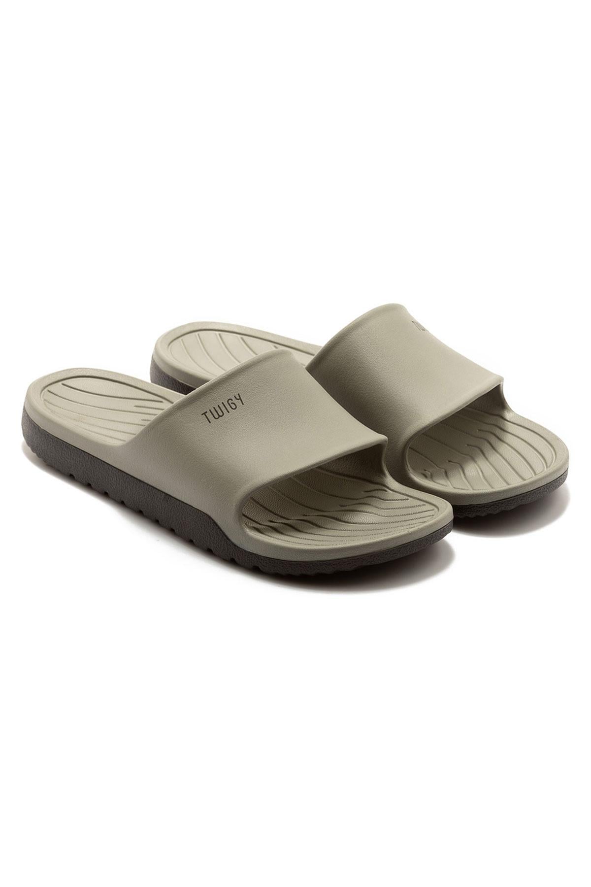  Demba Erkek Terlik Gri Siyah 40/45