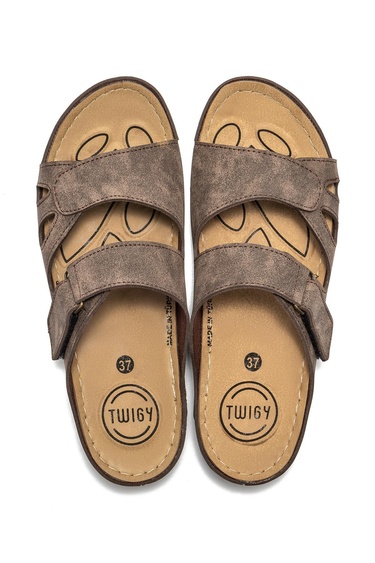  Duru Kadın Terlik Kahverengi 36/40