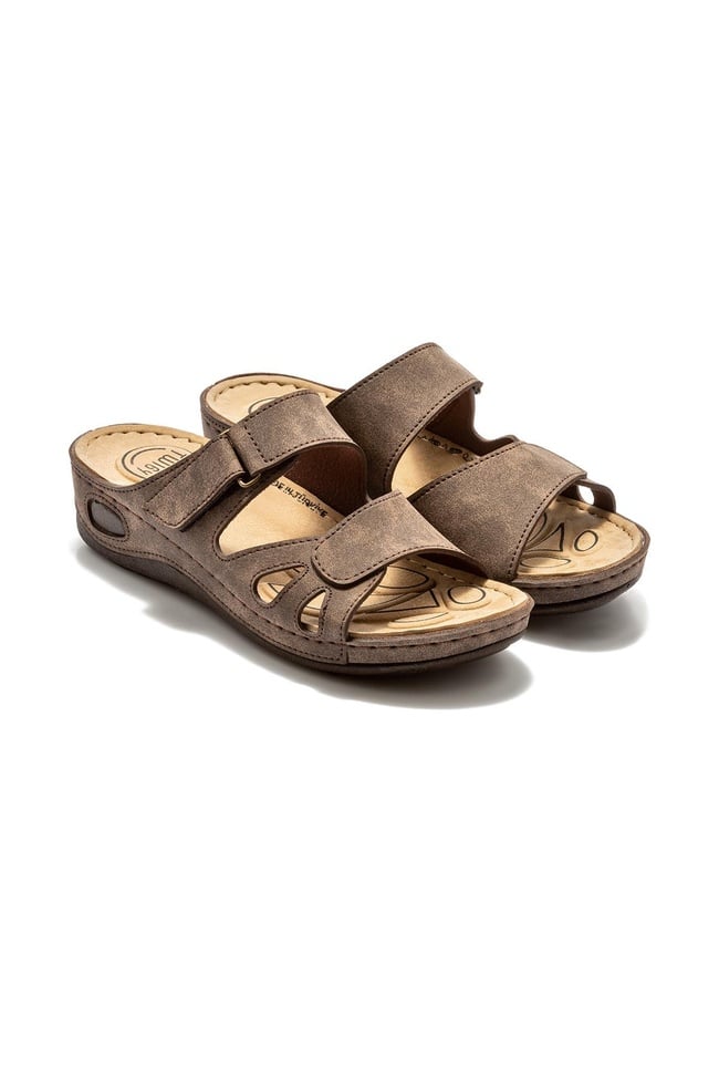  Duru Kadın Terlik Kahverengi 36/40