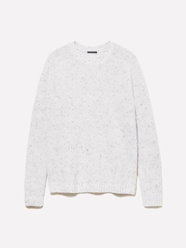  Erkek Bej Yün Karışımlı Normal Kesim Ribanalı Bisiklet Yaka Kazak