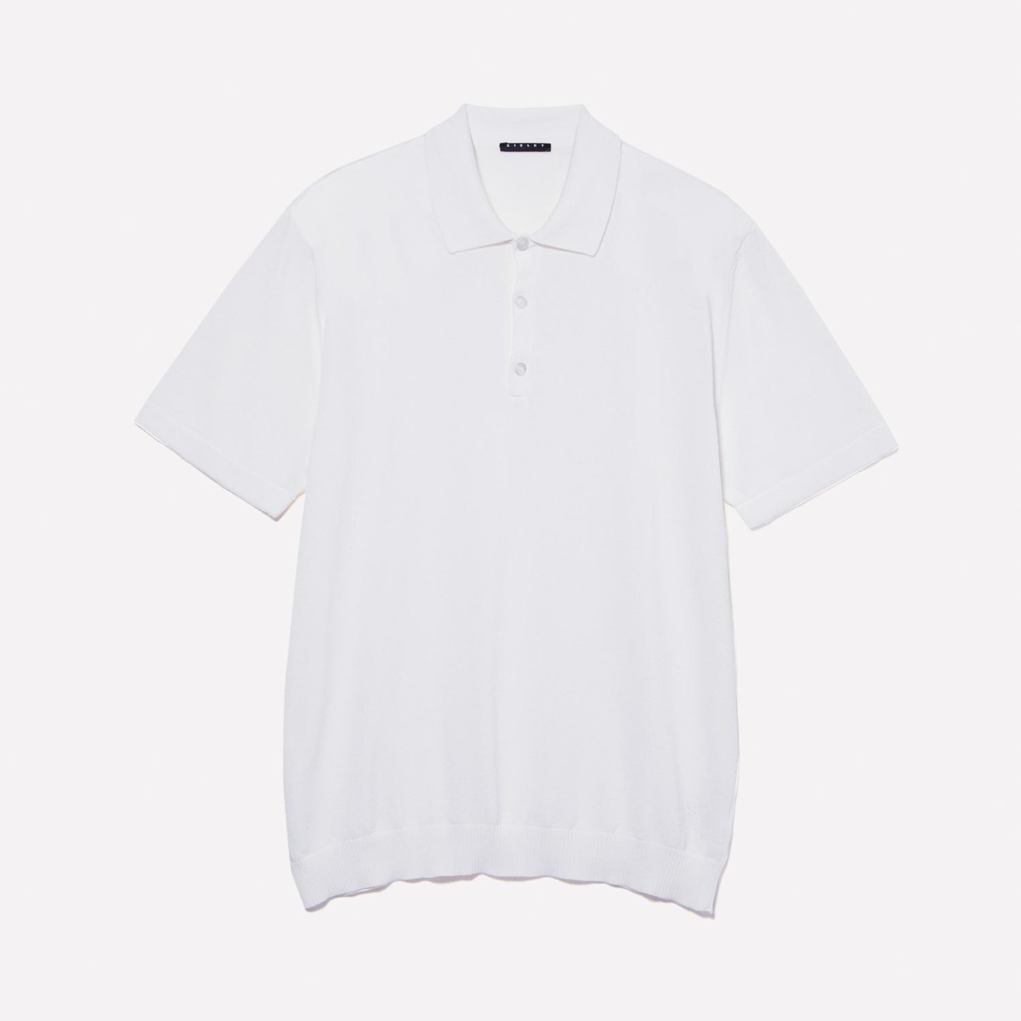 Erkek Krem Viskoz ve Pamuk Karışımlı Kısa Kollu Polo Yaka T-Shirt