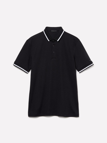  Erkek Antrasit Pamuk Karışımlı Düğmeli Kısa Kollu Polo Yaka T-Shirt