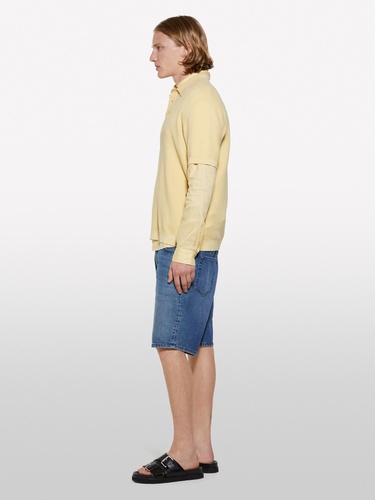  Erkek Soluk Turuncu %100 Pamuk Triko Polo T-Shirt