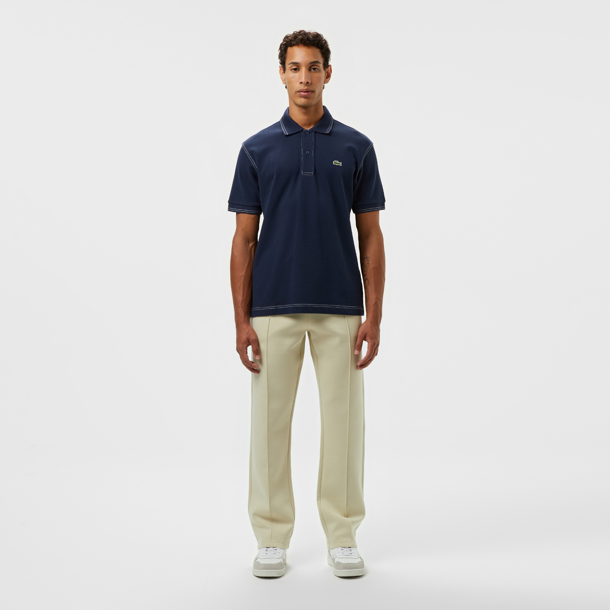 Erkek Relaxed Fit Bej Eşofman Altı