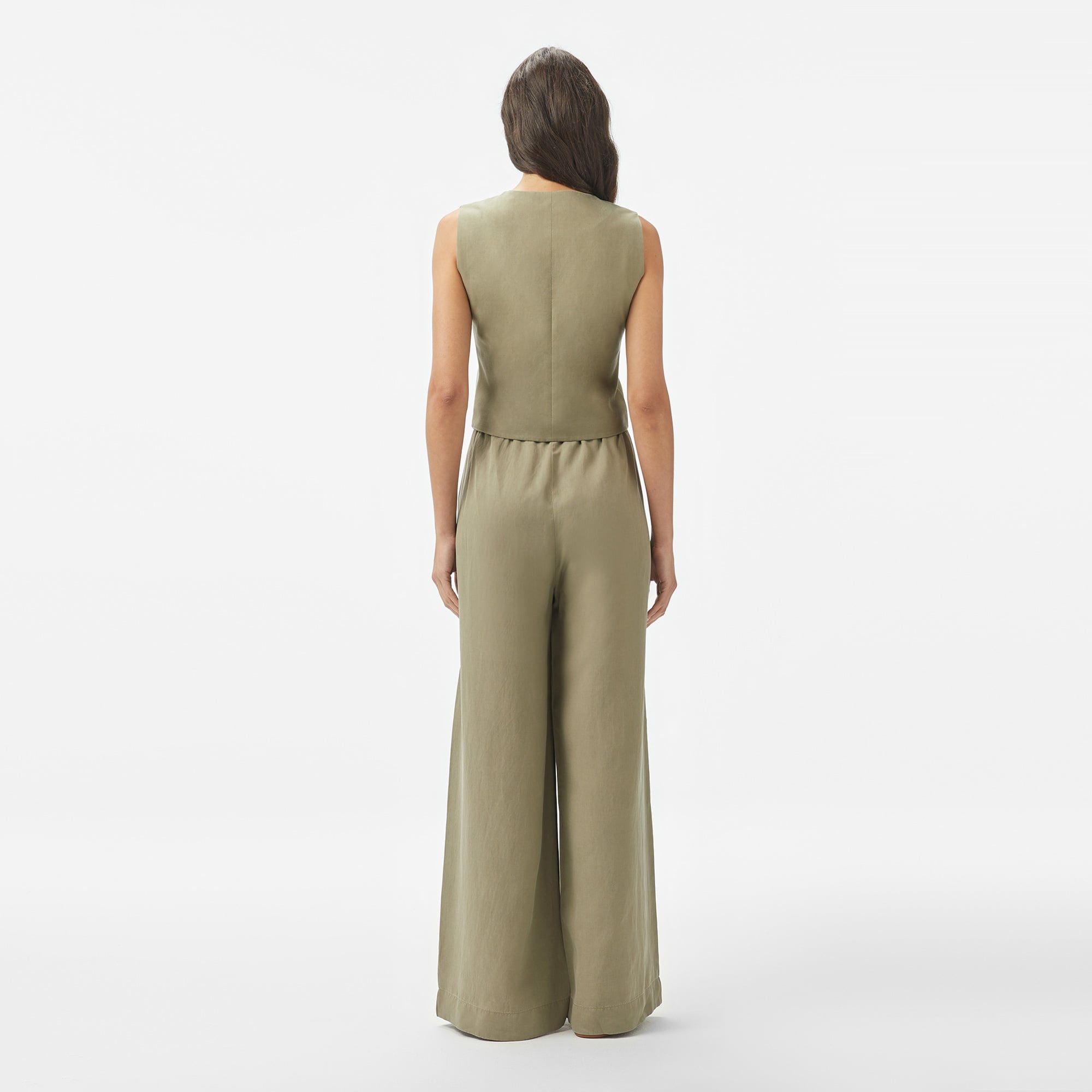 Lacoste Kadın Relaxed Fit Haki Pantolon