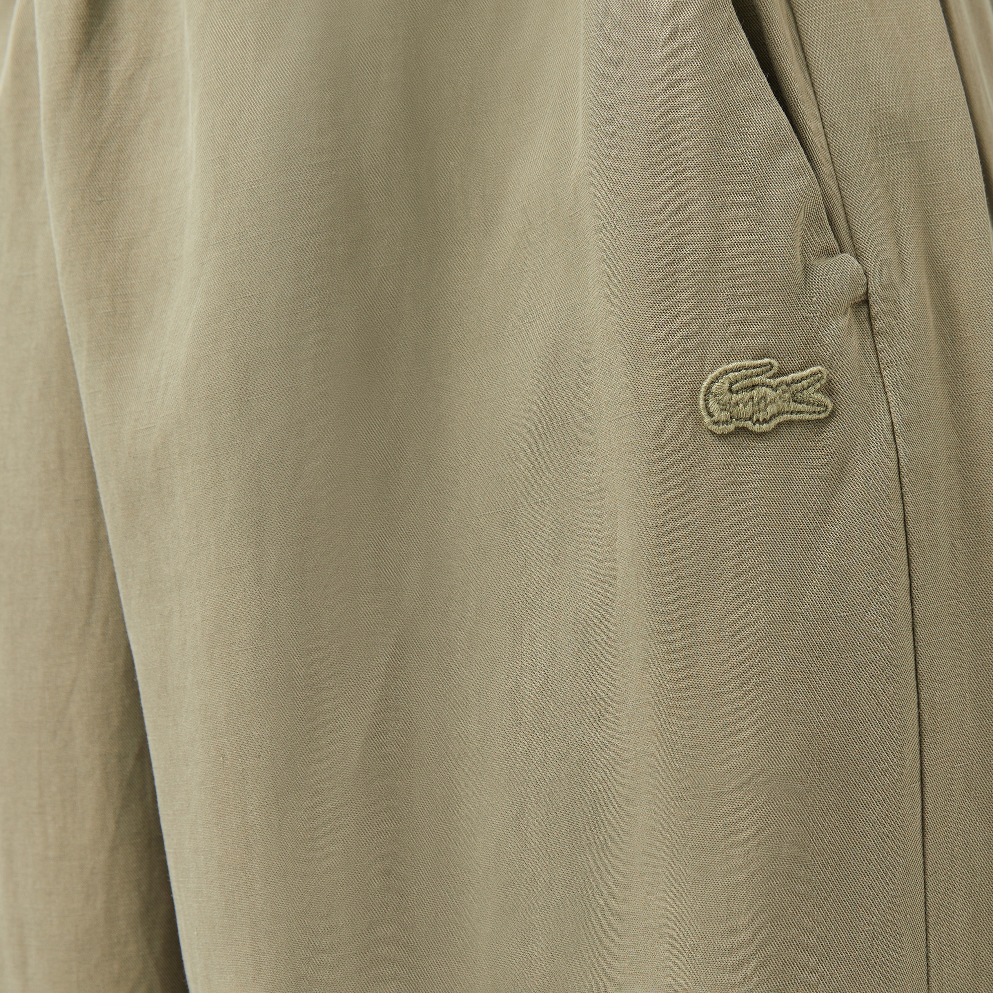 Lacoste Kadın Relaxed Fit Haki Pantolon