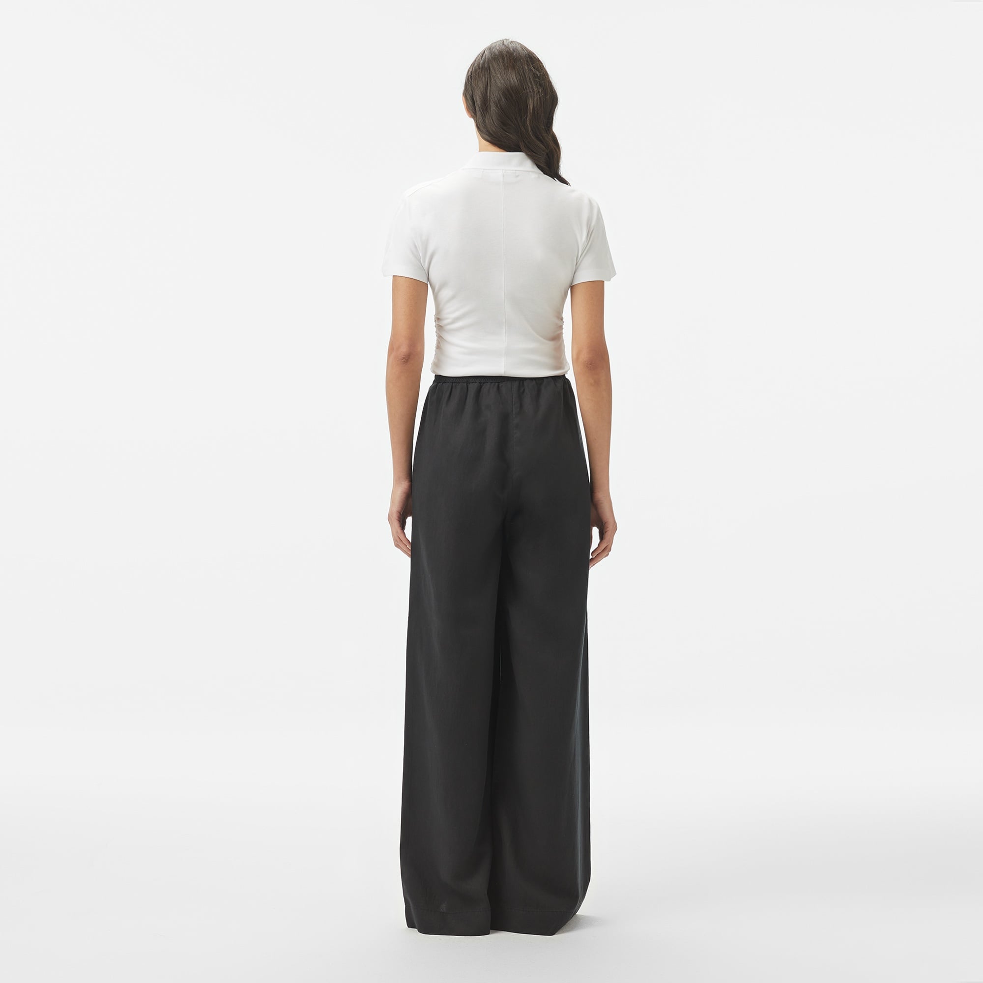 Lacoste Kadın Relaxed Fit Siyah Pantolon