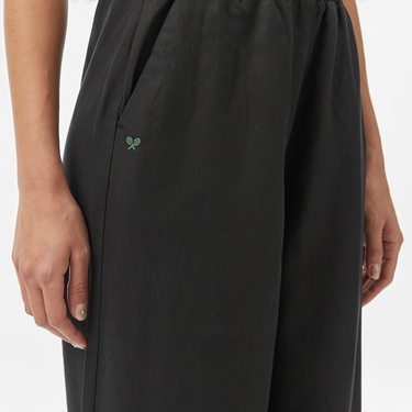  Kadın Relaxed Fit Siyah Pantolon