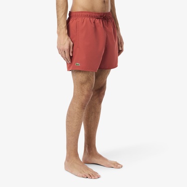  Lacoste Erkek Kırmızı Deniz Şortu