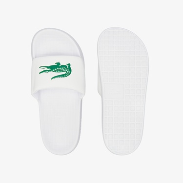  Lacoste Serve Slide Kadın Beyaz Terlik