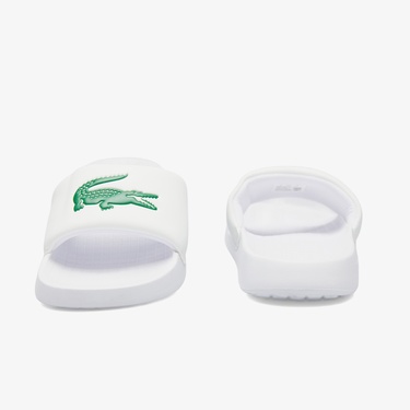  Lacoste Serve Slide Kadın Beyaz Terlik